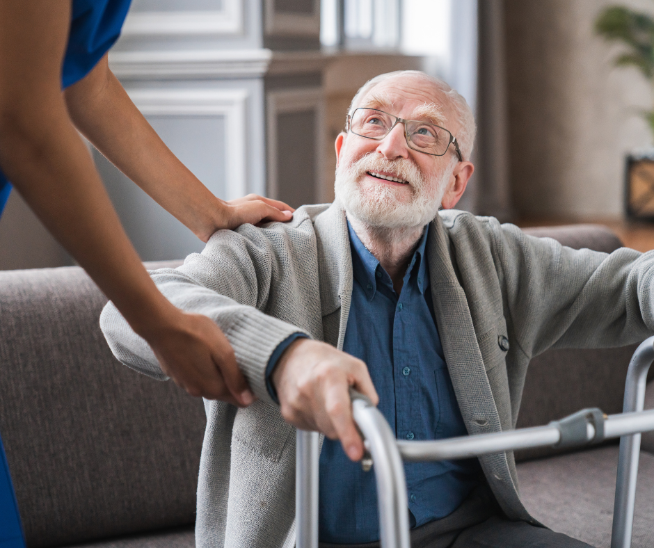 patient receiving home health care services